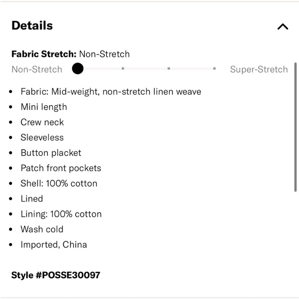 NWT • Posse Emma Linen Dress - Picture 4 of 8